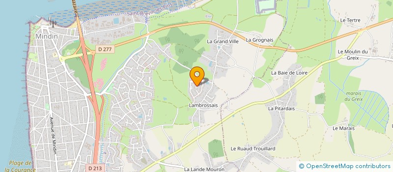 localisation de l'entreprise MADAME ESTELLE GAUVRIT à SAINT-BREVIN-LES-PINS