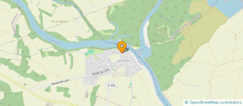 localisation de l'entreprise MADAME ESTELLE GENEVRIER  ANTHON