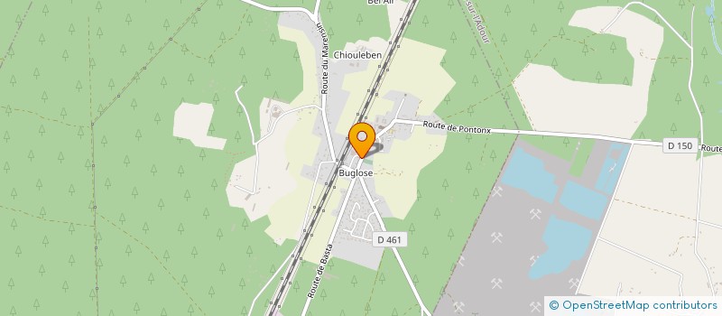 localisation de l'entreprise MADAME ESTELLE GERARD  SAINT-VINCENT-DE-PAUL