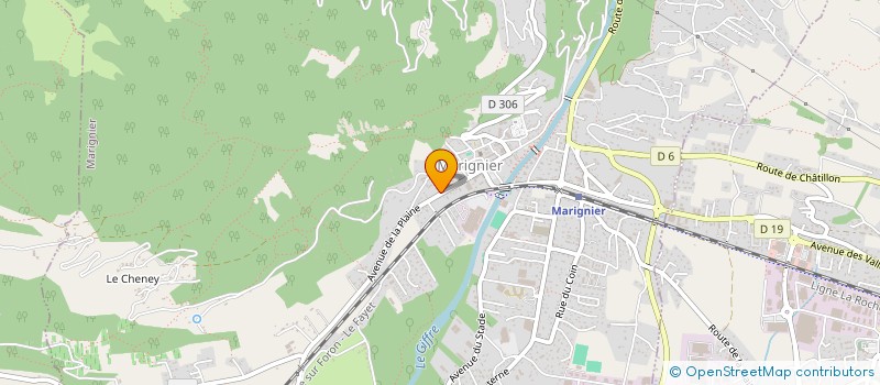 localisation de l'entreprise MADAME ESTELLE GEVREY  MARIGNIER