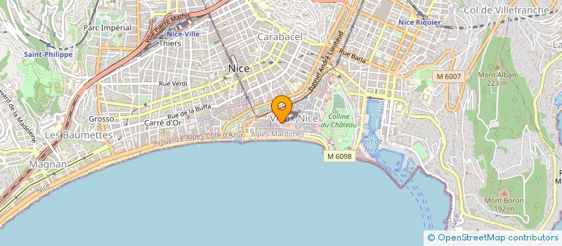 localisation de l'entreprise MADAME ESTELLE GIAUFFER  NICE