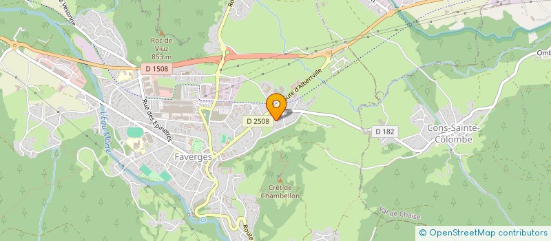 localisation de l'entreprise MADAME ESTELLE GIGARET  FAVERGES-SEYTHENEX