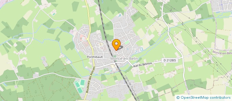 localisation de l'entreprise MADAME ESTELLE GODEFROY  LE MANS