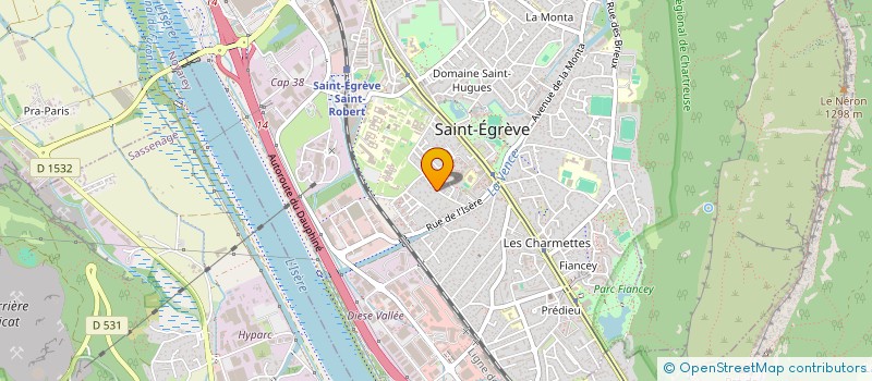 localisation de l'entreprise MADAME ESTELLE GONNET  SAINT-EGREVE