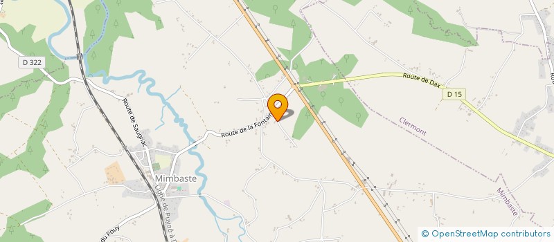 localisation de l'entreprise MADAME ESTELLE GOSSELIN  SAINT-PAUL-LES-DAX