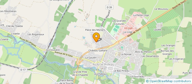 localisation de l'entreprise MADAME ESTELLE GOUFFIER  AZAY-LE-RIDEAU