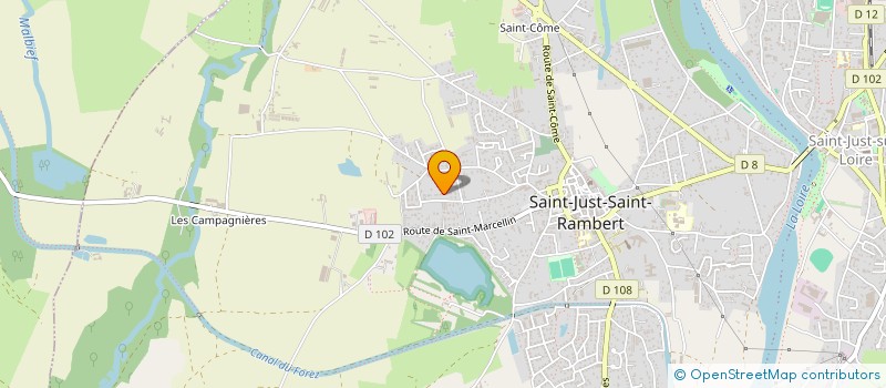 localisation de l'entreprise MADAME ESTELLE GOUNON  SAINT-JUST-SAINT-RAMBERT