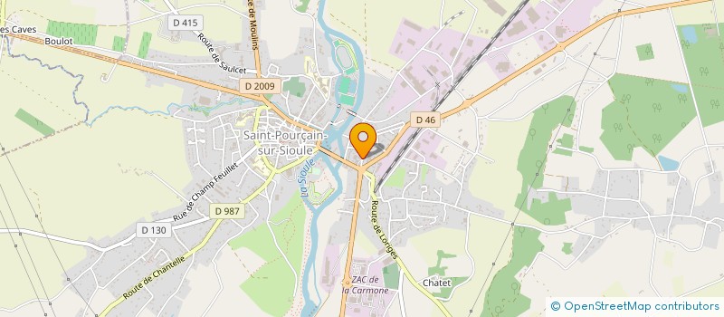 localisation de l'entreprise MADAME ESTELLE GOURE à SAINT-POURCAIN-SUR-SIOULE