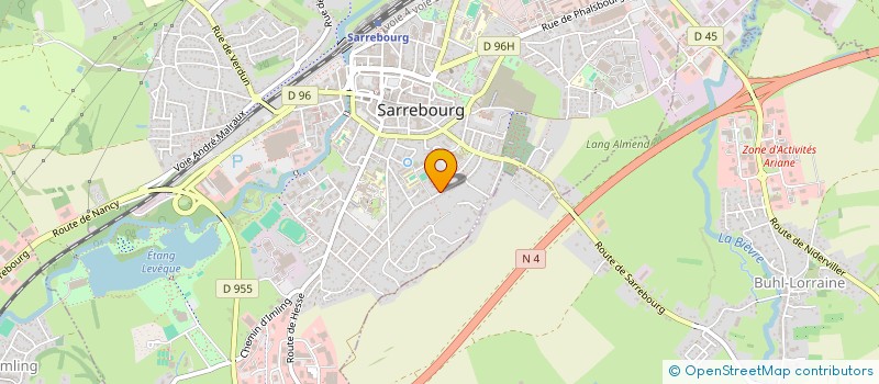 localisation de l'entreprise MADAME ESTELLE GRAEFFLY à SARREBOURG
