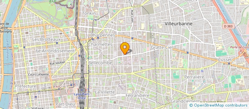 localisation de l'entreprise MADAME ESTELLE GRANDIDIER à VILLEURBANNE