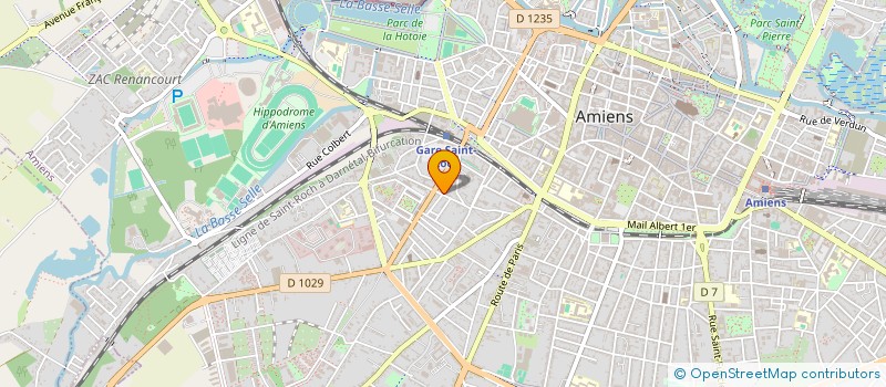 localisation de l'entreprise MADAME ESTELLE GRANDJEAN  AMIENS