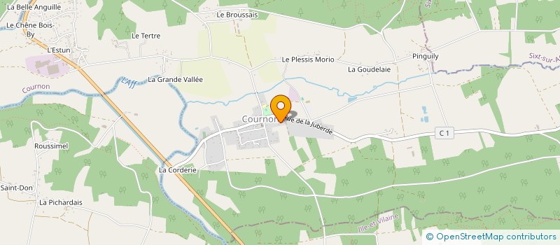 localisation de l'entreprise MADAME ESTELLE GRIMAULT  COURNON