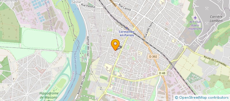 localisation de l'entreprise MADAME ESTELLE GUEI à CORMEILLES-EN-PARISIS