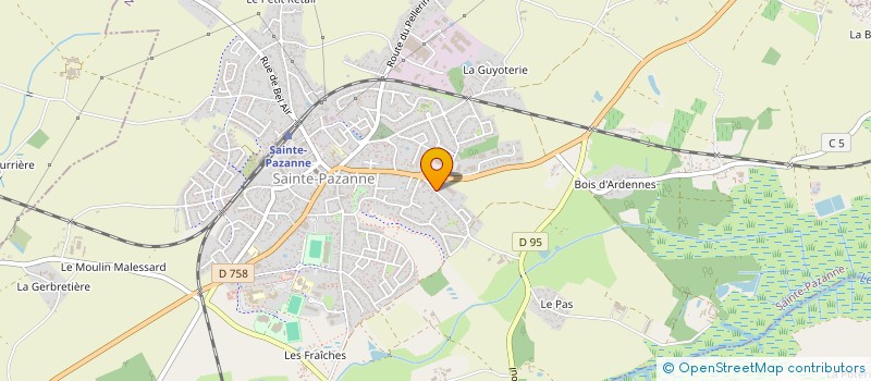 localisation de l'entreprise MADAME ESTELLE GUIBOUIN à SAINTE-PAZANNE