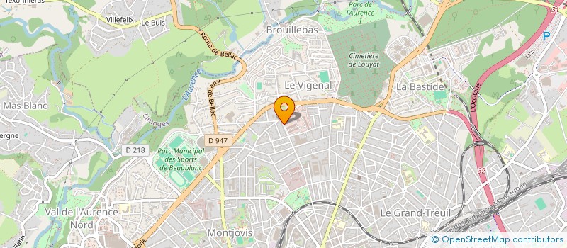 localisation de l'entreprise MADAME ESTELLE GUILLET à LIMOGES