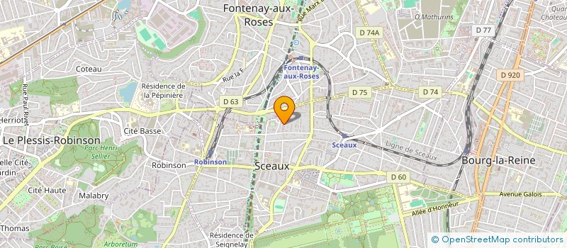 localisation de l'entreprise MADAME ESTELLE GUILLET à SCEAUX