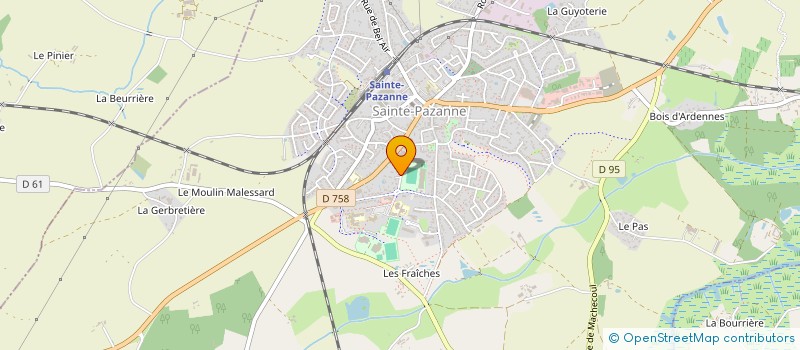 localisation de l'entreprise MADAME ESTELLE GUILLOUX  SAINTE-PAZANNE