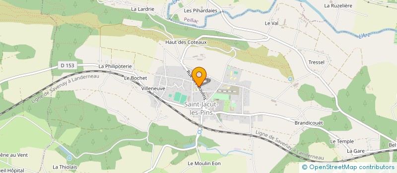 localisation de l'entreprise MADAME ESTELLE GUYOT  SAINT-JACUT-LES-PINS