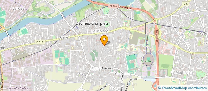 localisation de l'entreprise MADAME ESTELLE HALICI  DECINES-CHARPIEU