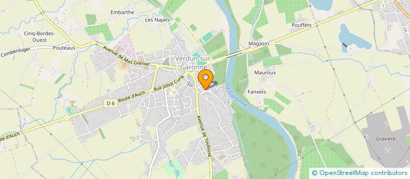 localisation de l'entreprise MADAME ESTELLE HAMEL à VERDUN-SUR-GARONNE