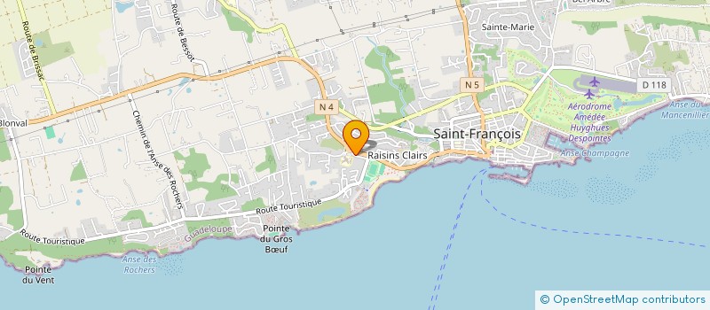 localisation de l'entreprise MADAME ESTELLE HAMELIN  SAINT-FRANCOIS