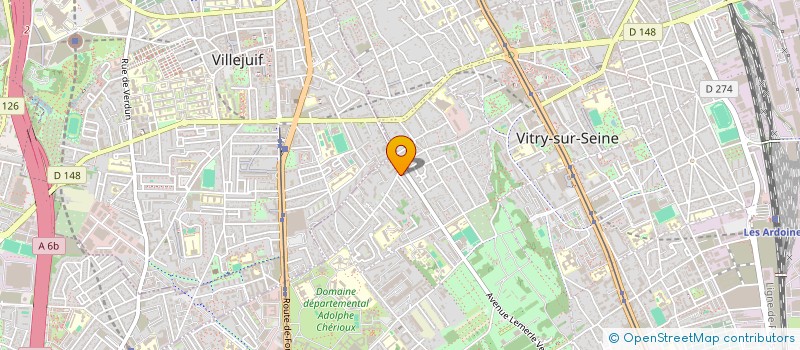 localisation de l'entreprise MADAME ESTELLE HARGOUS à VITRY-SUR-SEINE