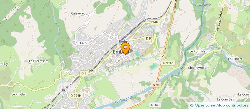 localisation de l'entreprise MADAME ESTELLE HEBERT à EMBRUN