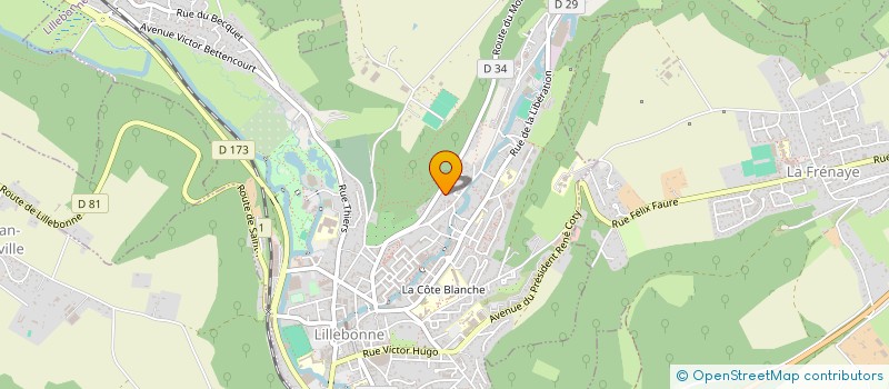 localisation de l'entreprise MADAME ESTELLE HELIER  LILLEBONNE