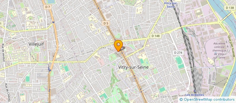 localisation de l'entreprise MADAME ESTELLE HERIN à VITRY-SUR-SEINE