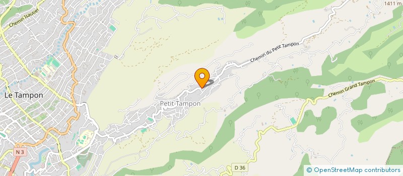 localisation de l'entreprise MADAME ESTELLE HOARAU  LE TAMPON