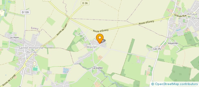 localisation de l'entreprise MADAME ESTELLE HOLOPHERNE  MAIZET