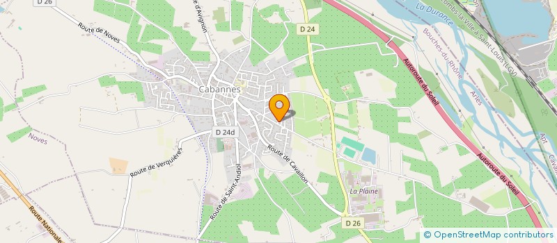 localisation de l'entreprise MADAME ESTELLE HONVAULT  CABANNES