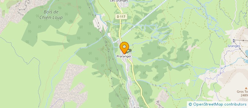 localisation de l'entreprise MADAME ESTELLE HUDRY  LES BELLEVILLE