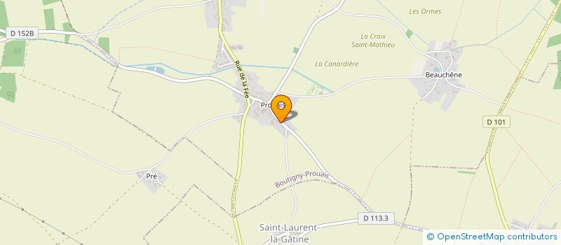 localisation de l'entreprise MADAME ESTELLE HUREAU à BOUTIGNY-PROUAIS