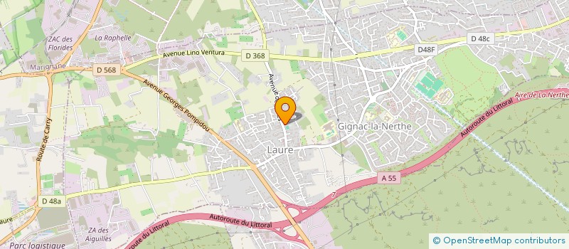 localisation de l'entreprise MADAME ESTELLE INGRAUDO à GIGNAC-LA-NERTHE