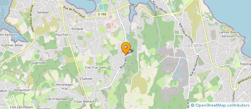 localisation de l'entreprise MADAME ESTELLE ISABELLE BOSCHET  TREGASTEL