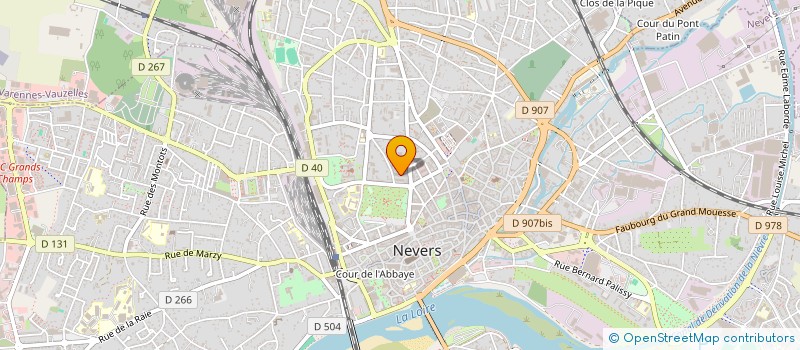 localisation de l'entreprise MADAME ESTELLE JACQUET  COULANGES-LES-NEVERS