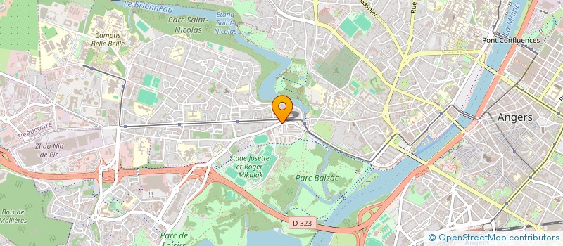 localisation de l'entreprise MADAME ESTELLE JACQUET à ANGERS