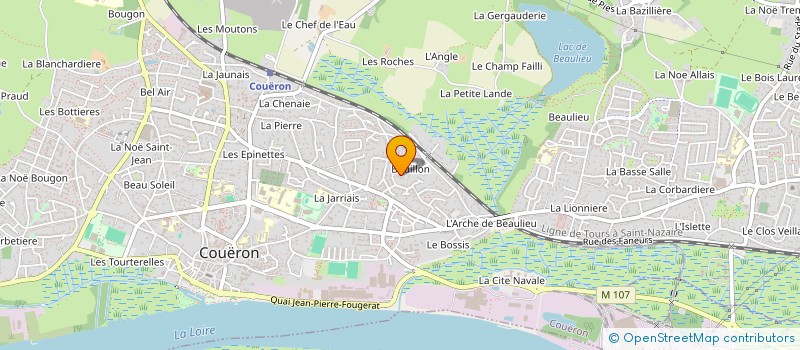 localisation de l'entreprise MADAME ESTELLE JARRY à COUERON