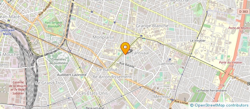 localisation de l'entreprise MADAME ESTELLE JEANNET  LYON