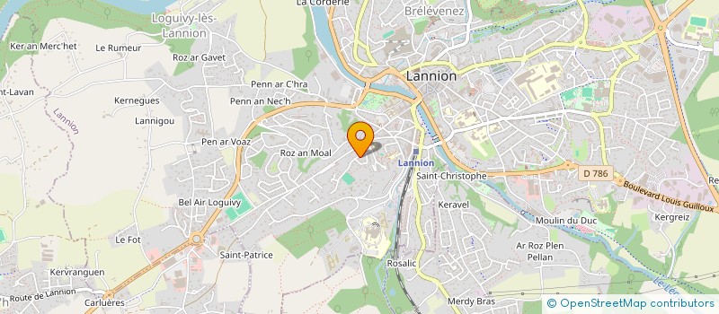 localisation de l'entreprise MADAME ESTELLE JEANNIN  LANNION