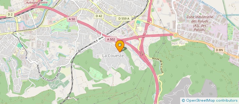 localisation de l'entreprise MADAME ESTELLE JOSSE  AUBAGNE