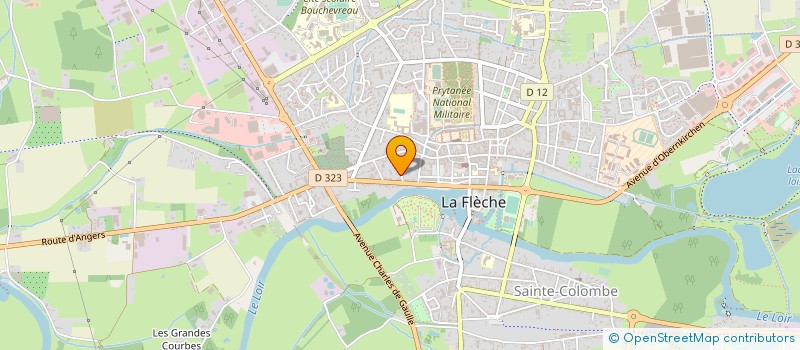 localisation de l'entreprise MADAME ESTELLE JOUQUAN à LA FLECHE