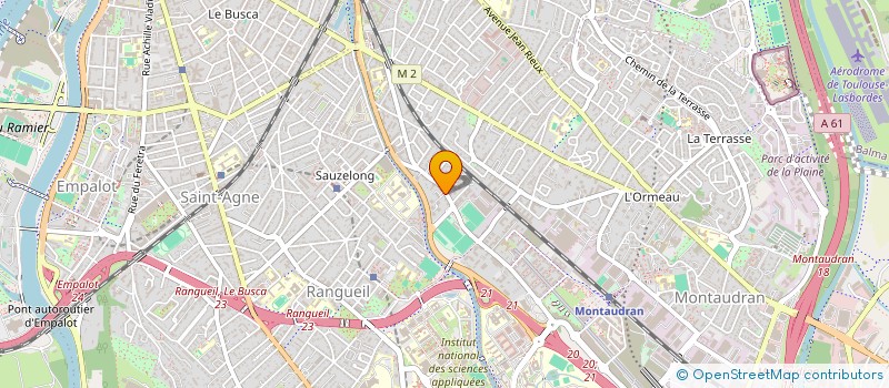 localisation de l'entreprise MADAME ESTELLE JOURDAIN  TOULOUSE