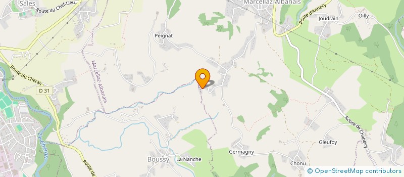 localisation de l'entreprise MADAME ESTELLE JUGE  MARCELLAZ-ALBANAIS