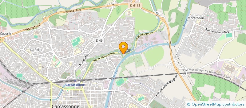 localisation de l'entreprise MADAME ESTELLE KERRIOU  CARCASSONNE