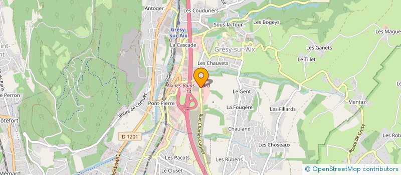 localisation de l'entreprise MADAME ESTELLE LABBE  AIX-LES-BAINS