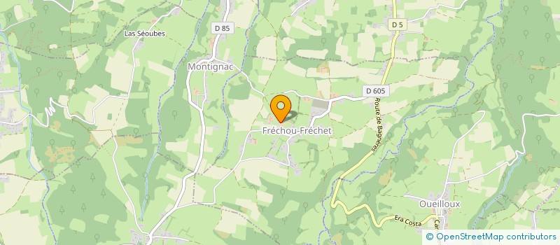 localisation de l'entreprise MADAME ESTELLE LACASSAGNE  FRECHOU-FRECHET