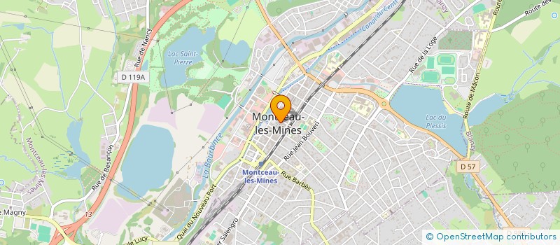 localisation de l'entreprise MADAME ESTELLE LACOUR  MONTCEAU-LES-MINES