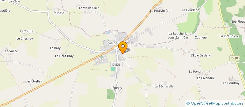 localisation de l'entreprise MADAME ESTELLE LACROIX  SAINT-CYR-EN-PAIL